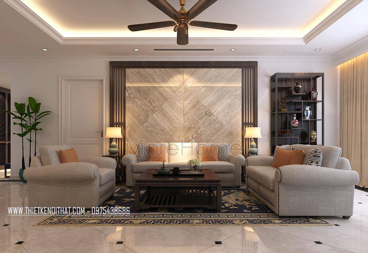 Thiết kế nội thất chung cư Thăng Long Number On